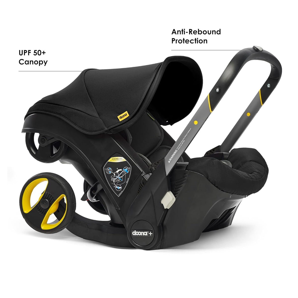 Car Seat  Stroller, Nitro Black - All in One Travel System Dona