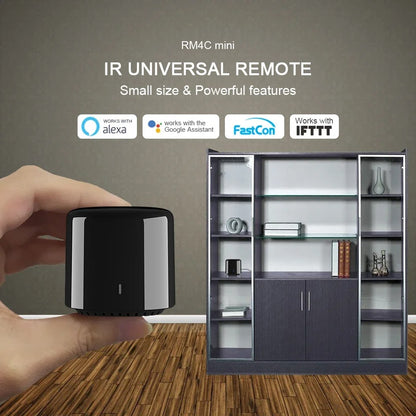 Broadlink RM4c Mini Smart Universal Remote — Control AC, TV & More with Alexa & Google Home
